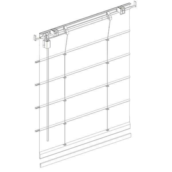 fabric roman shades accessories with big headrail