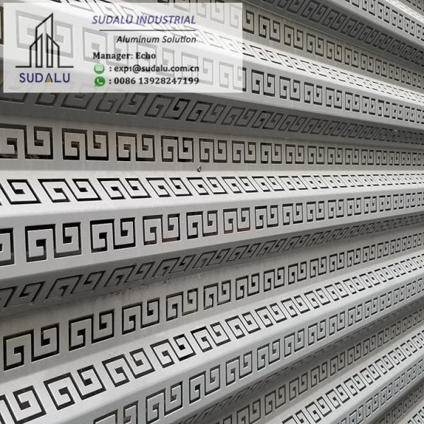 SUDALU Exterior Building Metal 3D Curtain Wall Cladding Aluminum Panel