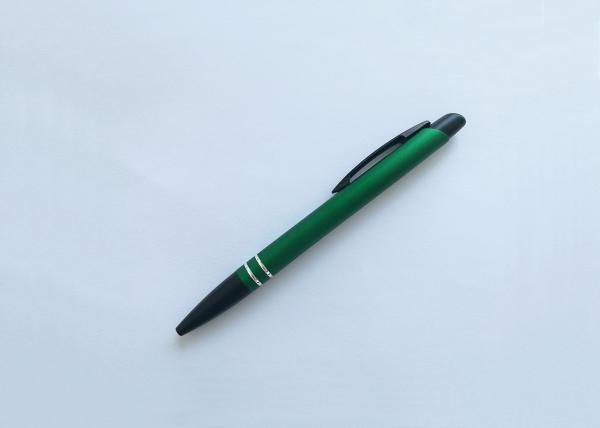 Popular clips Aluminium bar Brushed Metal Promotion Pen with Laser Logo (M112)
