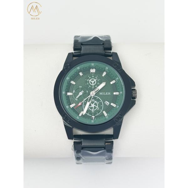 Men Fashion Watch Stainless Steel Strap Watch with Band Color Like The Picture