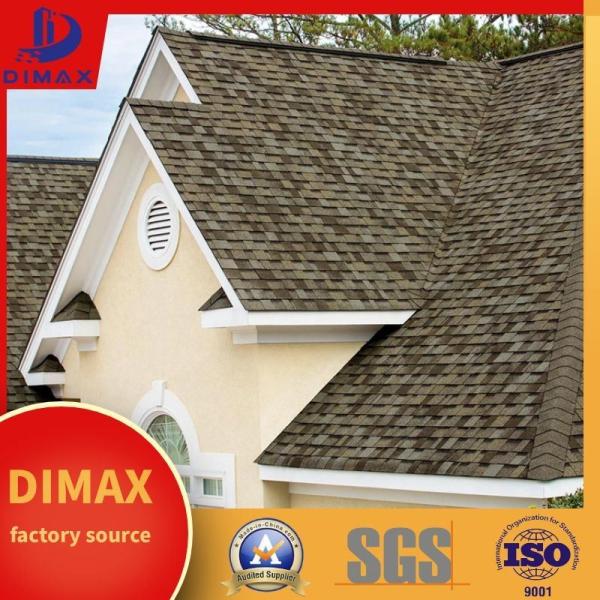 Colorful Fiberglass Based Asphalt Shingles Stone Coated Roofing Sheets Plain