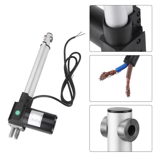 12V Linear Actuator 6000N 50mm150mm 200mm 300mm 400mm 500mm Stroke Linear Drive Electric Motor Linear Motor
