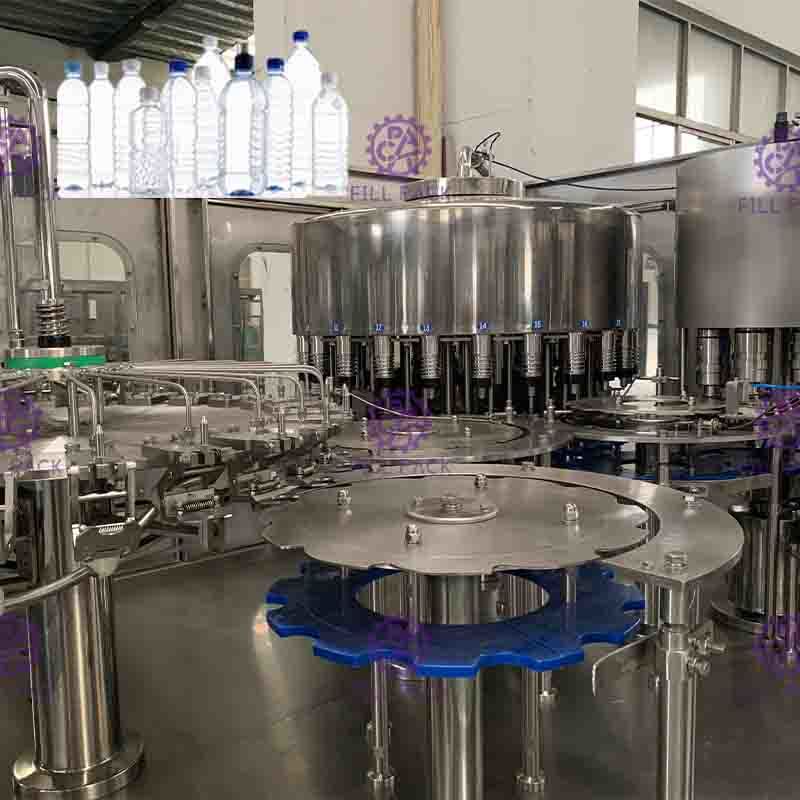 500ml / 1L / 2L PET Drinking Water 3 In 1 Monoblock Bottling Equipment / Plant /