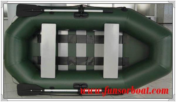Military 2.65m Sea / River Inflatable Fishing Dinghy With Slatted Floor