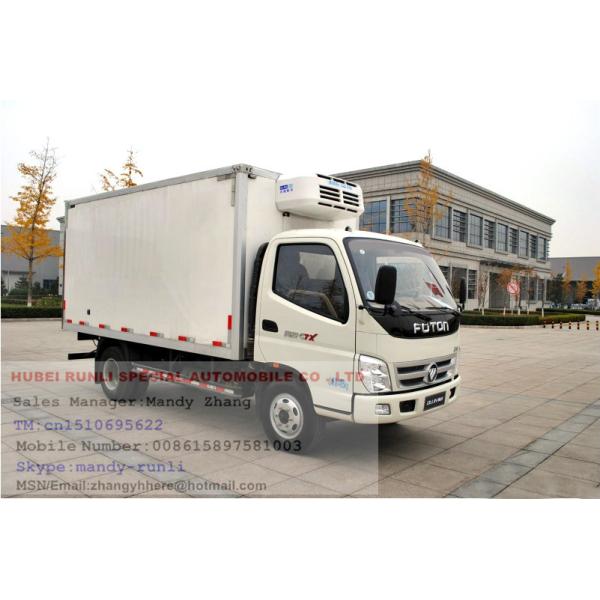 Camión frigorífico Foton de 1,1 toneladas con caja Thermo King, 6 neumáticos