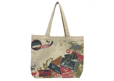 12A Cotton Tote Bags SEDEX Beach Bag With Zipper Closure
