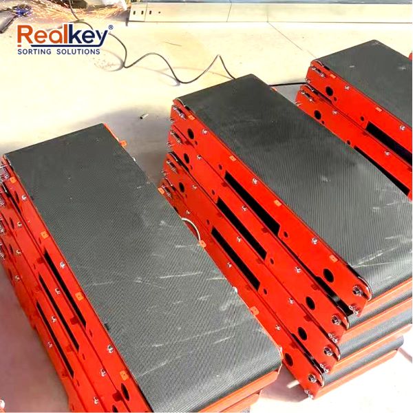 Automated Cross Belt Sorter with High-Capacity 8,000 pcs/hour Sorting and Linear Motor Drive for Low Maintenance Logistics