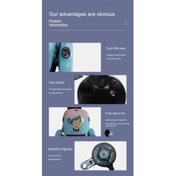 Front/Rear 3.00-8 Vacuum Tires 1600*750mm Adult 3 Wheel Electric Tricycle for Turkey