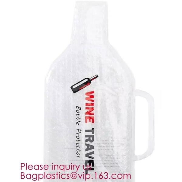 Reusable protector cover holder bag,protector plastic bubble bags for wine bottles wine bottle cover, BIODEGRADALE, ECO