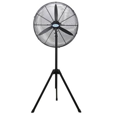 600mm 24 Inch Industrial Floor Fans Black 100% Full Copper Wire Motor