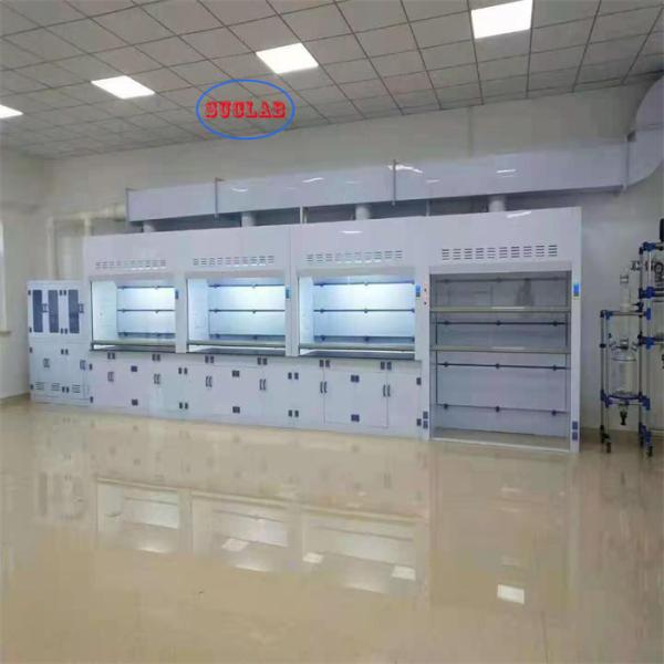 Стенная химическая дымовая крышка лаборатории с дымовой крышкой с шумом ≤ 60 дБ и тип установки