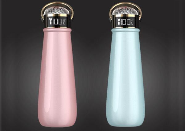 Eco Friendly Sports Drink Bottle Non Toxic Show Celsius Touch Sensing Temperature Display