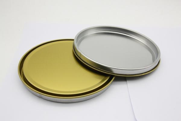 Eco Friendly Can Bottom , Metal Mason Jar Lids High Quality Clear Lacquer