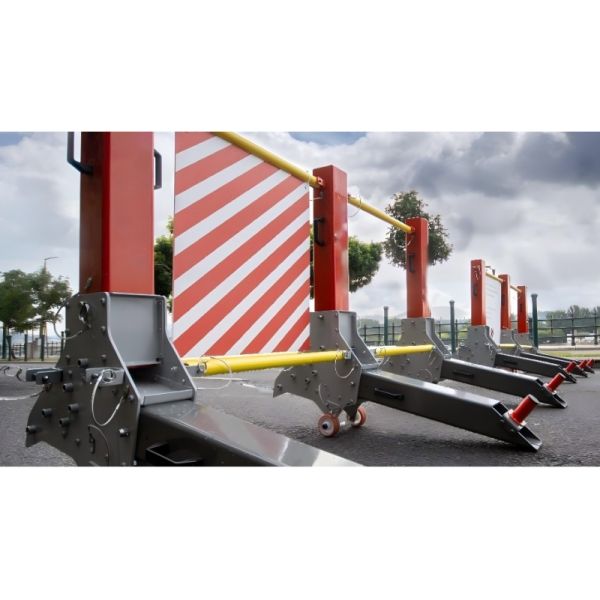 Anti Terrorism Mobile Road Blocker Car Barricades 70 Kg 110V