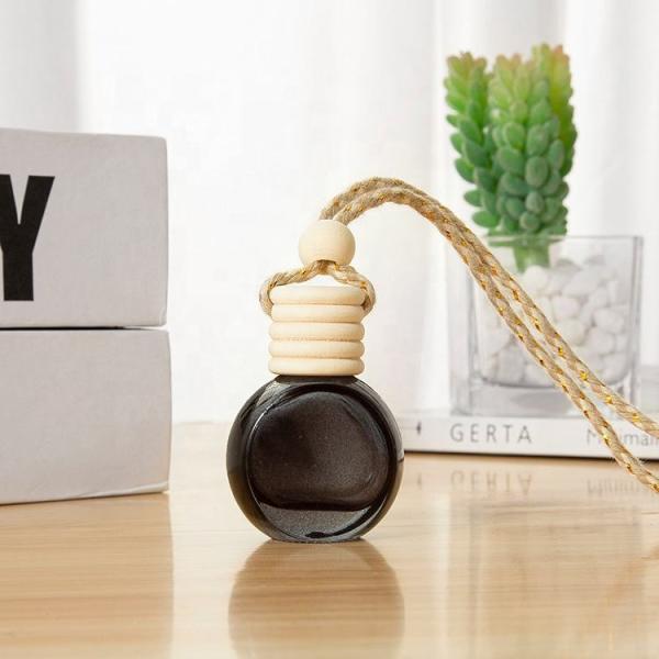 8ml Long Lasting Mini Glass Unique Aromatherapy Aroma Hanging Car Perfume Empty Bottle