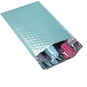 Holographic Metallic Bubble Mailer Gift Packaging Glamour Colorful Silver Shades Foil Cushion Padded Shipping Envelopes