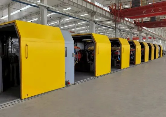 Machine de dessin de fil LRPC en ligne droite avec moteur de conversion de fréquence CA et blocs de fonte en fer ductile de haute qualité