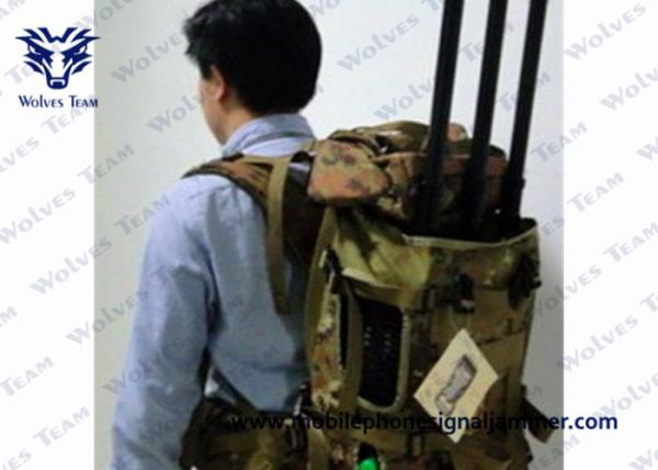 High Power Backpack Portable 20W 4Bands WIFI 2.4 5.1 5.8 Jammer