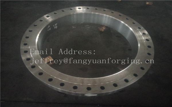 ST52 ST60-2 Carbon Steel Forged Rings Flanges Heat Treatment
