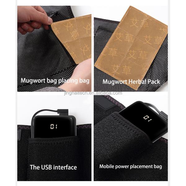 10000 мАч аккумуляторная батарея с подогревом жилет теплый пояс матки 108*28 см