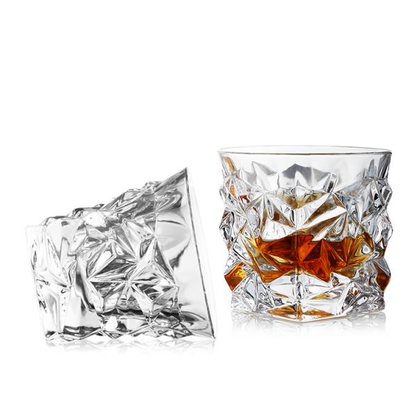 Wholesale Hot Selling  Luxury Lead Free Crystal Glass Whisky Decanter Set