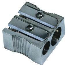 Papeterie manuelle colorée de bureau de taille-crayons de lame en acier d'Alumimium de papeterie d'art