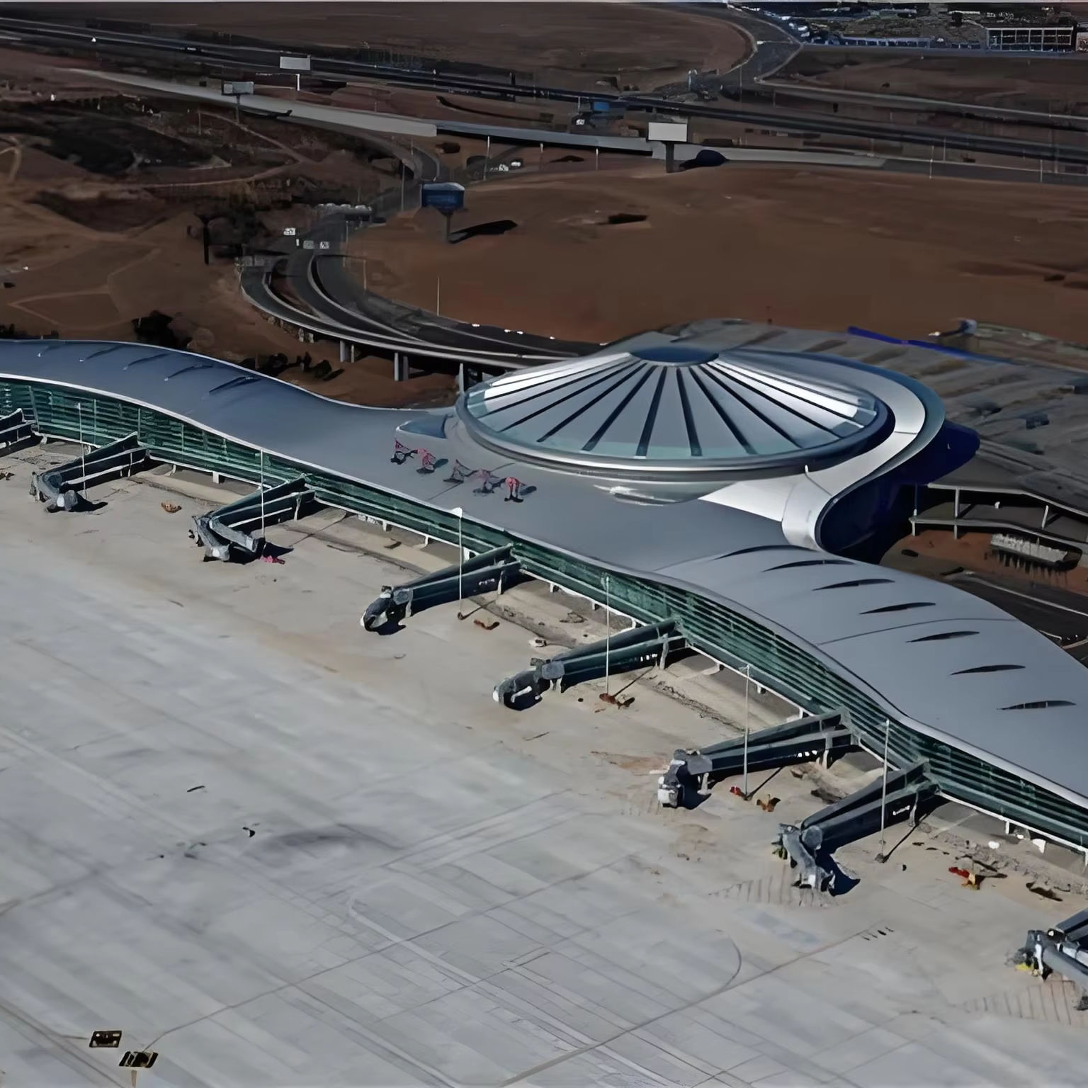 Modern Design Airport Terminal Hall Prefabricated Steel Structure Space Frame Trusses Roof
