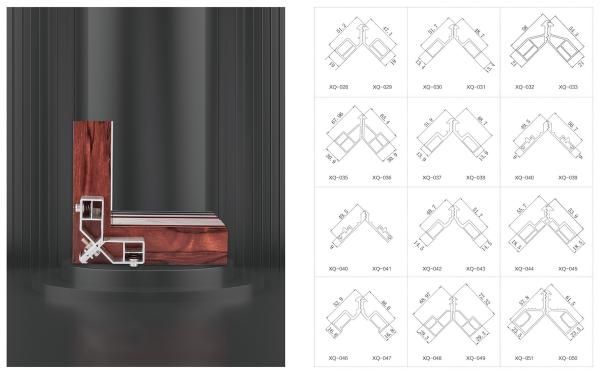 6063-T5 Primary Aluminium Corner Joint For Aluminium Or UPVC Doors And Windows