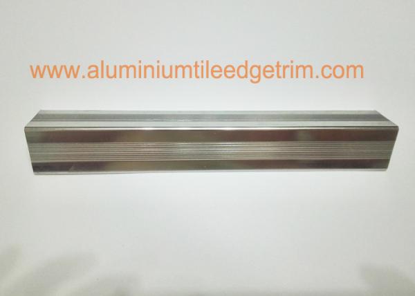 Right Angle Shaped Aluminium Metal Stair Nosing For Concrete Steps Long Lifespan