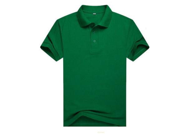 60% Cotton 40% Polyester Mens Polo Shirts Comfortable Colorful / Tops For Women