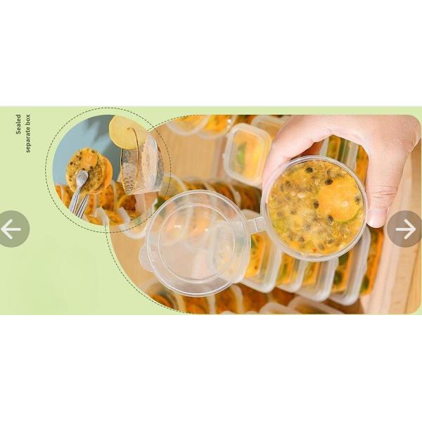 3.500kg Package Gross Weight Take out Round or Square Transparent Plastic Sauce Cup