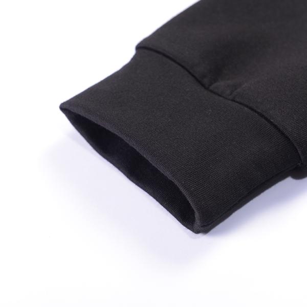 High quality cotton O neck sweatshirt fashion ,High end custom embroidered black sweat shirt for men