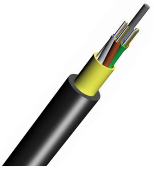 Cabo de fibra ótica exterior de GYFTY-FS meados de - meça Eramid/tensão de vidro de Enhanse do fio