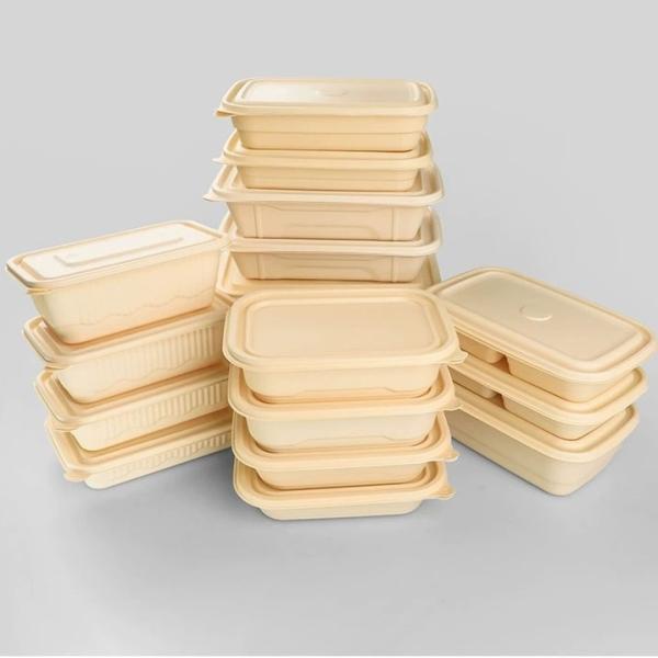 Déjeuner Cuve écologique jetable à micro-ondes à emporter pour le restaurant
