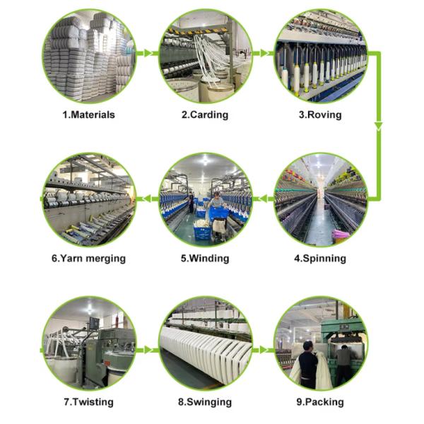 Fibra de grapa acrílica que preserva el calor de 1.5 Denier | Longitud de corte: 38 mm o 51 mm (Opcional)