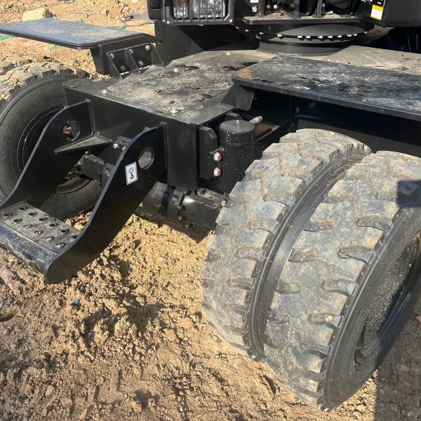 New Arrival Used SANY SY75W Wheel Type 7 Ton Secondhand Hydraulic Mini Wheel Excavator