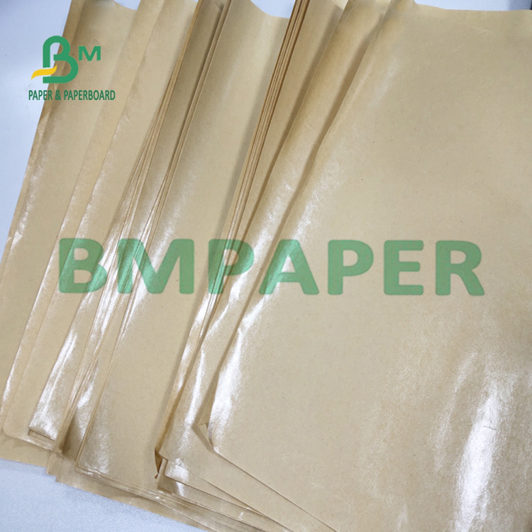 40g 45g 50g Glossy Bamboo Pulp Brown MG Kraft Paper For Carrier Bag 40г 45г 50г Блестящая бамбуковая целлюлоза Коричневая МГ Крафт-бумага для сумки