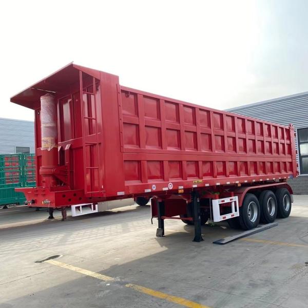 ABS Anti-lock Braking System Tri-Axles 30-80 Tons 40cbm Dump Trailer for Utility Needs