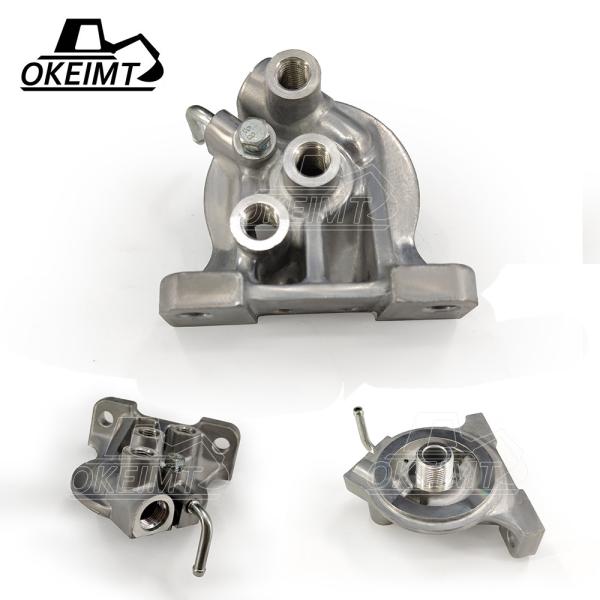Filtro principal de venda quente Seat do filtro de combustível das peças de motor SK460-8 para a máquina escavadora Fuel Filter Head SK460-8 de Kobelco