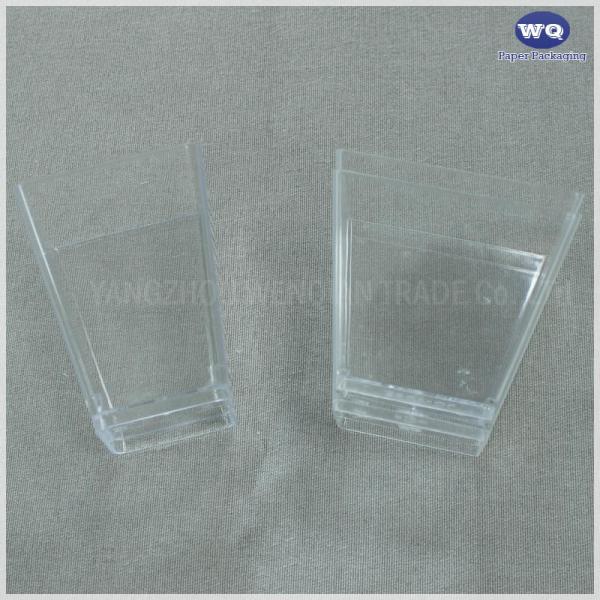 5 oz Square Clear Plastic Dessert Cups Small Clear Plastic Tumbler Cups Great for Desserts, Appetizers, Puddings