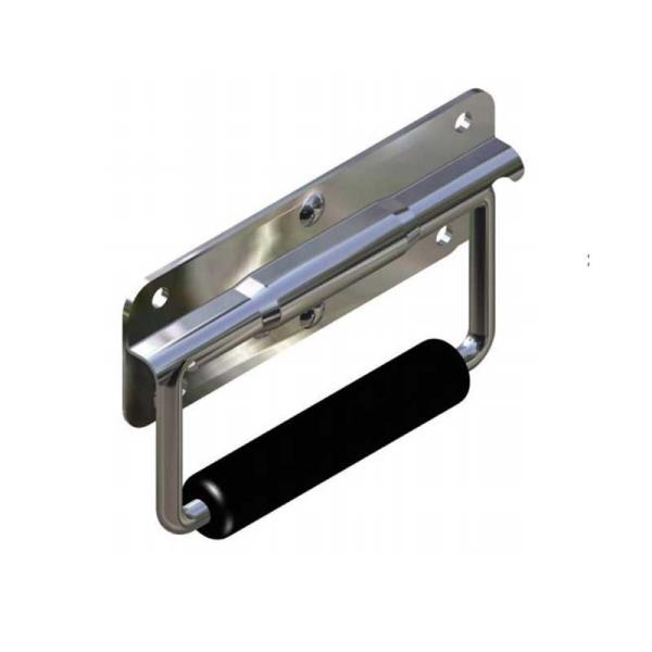Electroplating Rubber Grips Heavy Duty Surface Mount Spring Loaded Handle