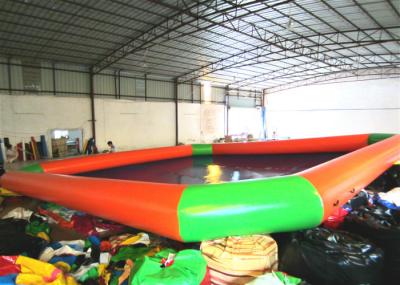 Diversão Inflável Jogos Aquáticos Piscina Inflável Gigante Impressão Digital 6 X 6m Personalizada