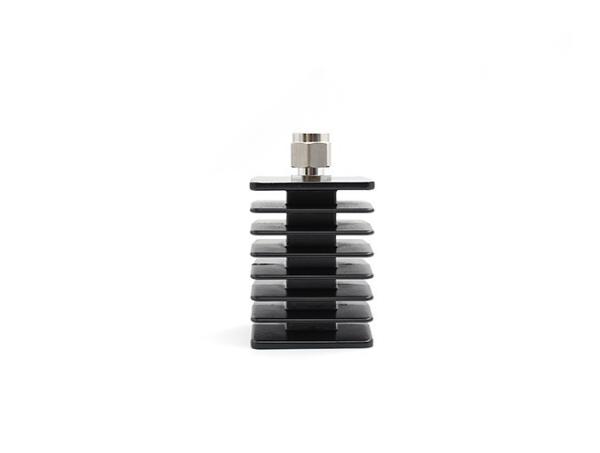 High Power 50 Watt RF Load Up to 4GHz with N Male Black Anodized Aluminum