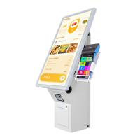 21.5'' Automatisé sans argent liquide Écran tactile Autoservices Machine de paiement Bureau et monture murale