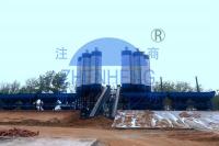 Planta concreta da mistura pronta de HZS180 180 M3/H, planta concreta do grupo molhado
