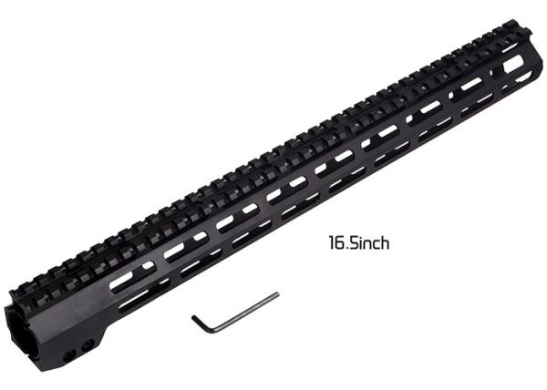 Anodized Sports Hunting Accessories Picatinny Rail For AR15 Handguard 16.5 M - LOK