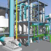 1600lph Thin Film Evaporator Vacuum Crystallization Equipment For Wastewater