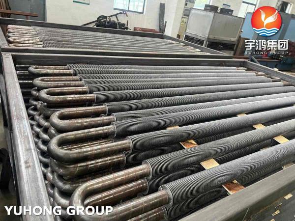 Tubo de aleta sólida U Bend ASME SA213 T9 SS409 para intercambiador de calor