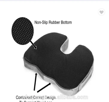 Customized Color U-Shape Memory Foam Car Seat Cushion for Comfortable Driving