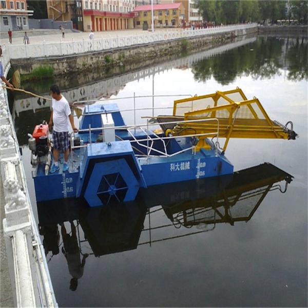 2250mm 2000m2/h Reed Aquatic Weed Harvester Ship Grass Cutting Boat